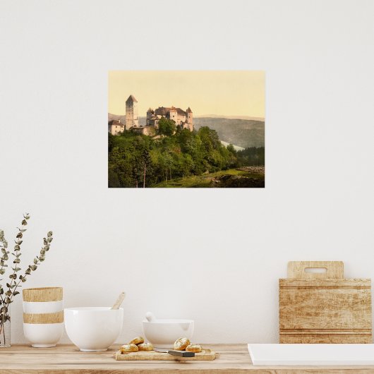 Vaduz Castle, Liechtenstein Poster (Keuken)