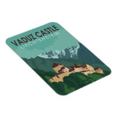 Vaduz Castle Liechtenstein Travel  Art Magneet (Rechterzijde)
