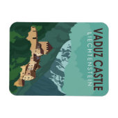 Vaduz Castle Liechtenstein Travel  Art Magneet (Horizontaal)