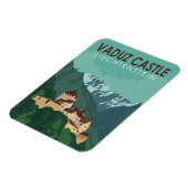 Vaduz Castle Liechtenstein Travel  Art Magneet (Linkerzijde)