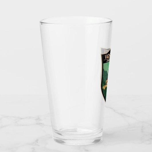 Vaduz Castle Liechtenstein Travel  Badge Glas (Rechts)