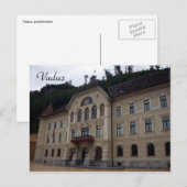 vaduz govt bldg briefkaart (Voorkant / Achterkant)
