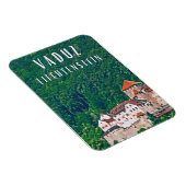 Vaduz, hoofdstad van Liechtenstein Magneet (Rechterzijde)