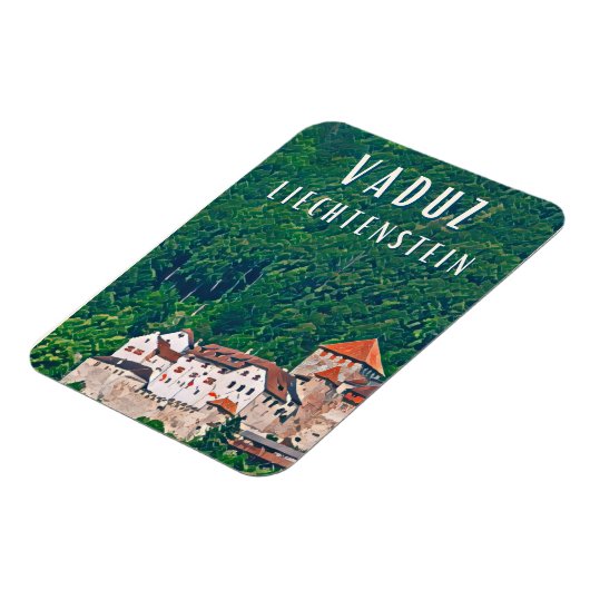 Vaduz, hoofdstad van Liechtenstein Magneet (Linkerzijde)