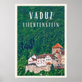Vaduz, hoofdstad van Liechtenstein Poster (Voorkant)