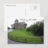 vaduz - kasteel groen briefkaart (Voorkant / Achterkant)