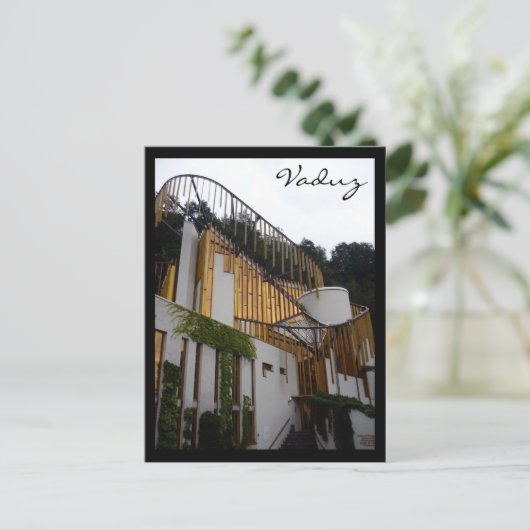 Vaduz Kunst Centrum Briefkaart (Staand voorkant)