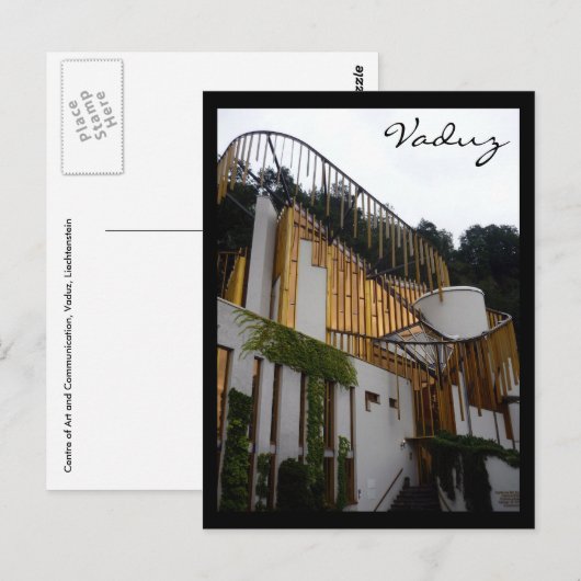 Vaduz Kunst Centrum Briefkaart (Voorkant / Achterkant)