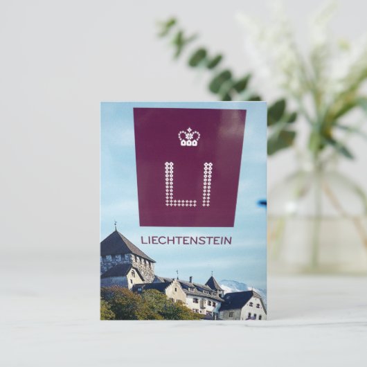 vaduz li briefkaart (Staand voorkant)