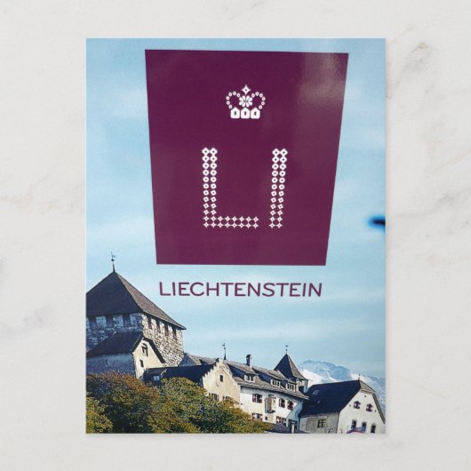 vaduz li briefkaart (Voorkant)