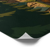 Vaduz, Liechtenstein Alpine Hillside Travel Poster (Hoek)