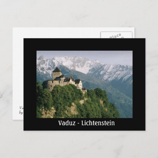 Vaduz - Liechtenstein Briefkaart (Voorkant / Achterkant)