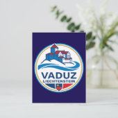 Vaduz Liechtenstein Europa Briefkaart (Staand voorkant)