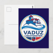 Vaduz Liechtenstein Europa Briefkaart (Voorkant / Achterkant)