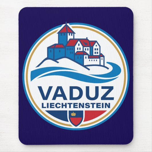 Vaduz Liechtenstein Europa Muismat (Voorkant)