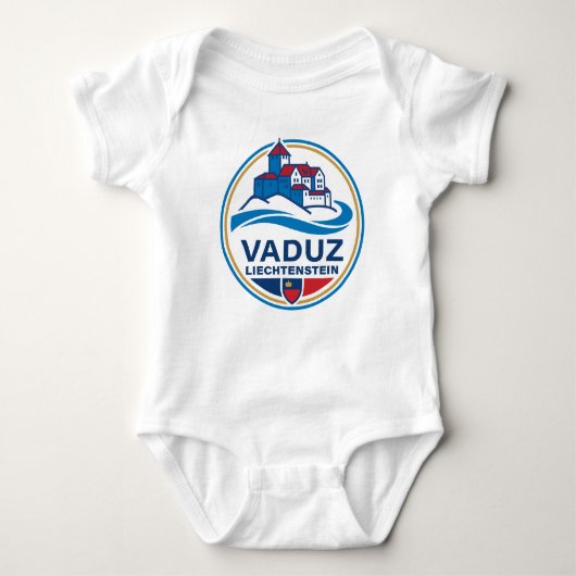 Vaduz Liechtenstein Europa Romper (Voorkant)