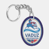 Vaduz Liechtenstein Europa Sleutelhanger (Voorkant Links)