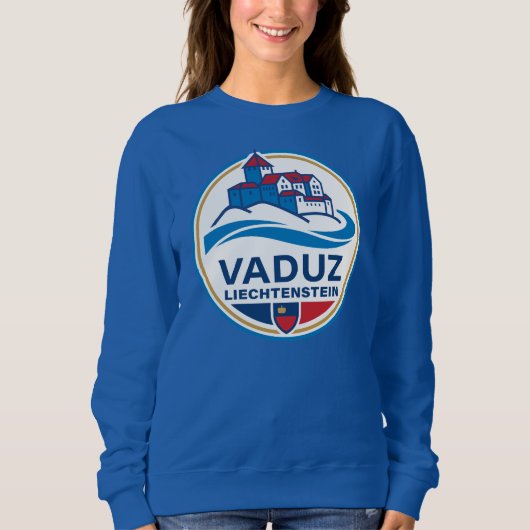 Vaduz Liechtenstein Europa Trui (Voorkant)