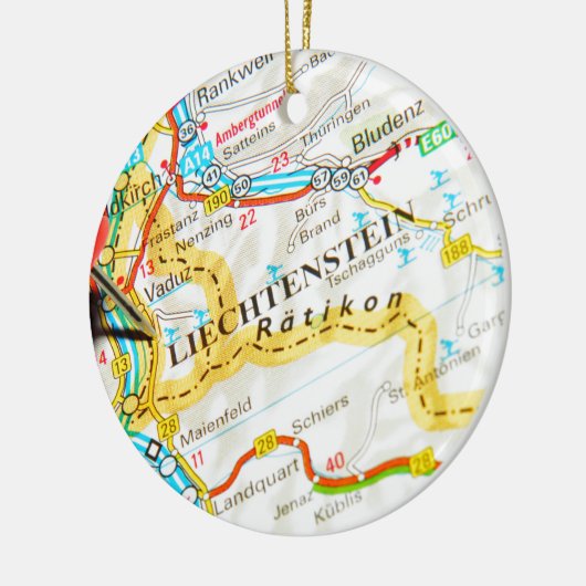 Vaduz, Liechtenstein Keramisch Ornament (Links)