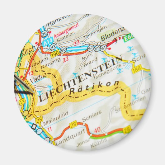 Vaduz, Liechtenstein Magneet (Voorkant)