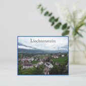 vaduz - stad liechtenstein briefkaart (Staand voorkant)