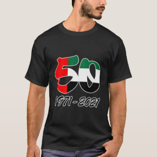 VAE 50 jaar sinds 1971-2021 Illustratie Collecti T-shirt