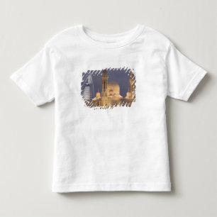 VAE, Dubai. Moskee 's avonds met Burj al Arab Kinder Shirts