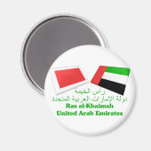 VAE & Ras al-Khaimah Tegels Magneet (Voorkant / Achterkant)