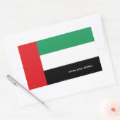 VAE Verenigde Arabische Emiraten vlag sticker (Envelop)
