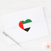 VAE-vlag Prachtige Patriottische Hart Sticker (Envelop)