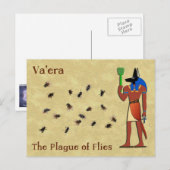 Va'era - De plaag van de vliegen Briefkaart (Voorkant / Achterkant)
