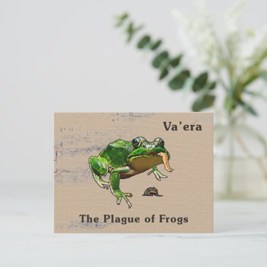 Va'era - Kikkers Briefkaart (Staand voorkant)