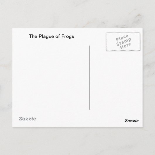 Va'era - Kikkers Briefkaart (Achterkant)