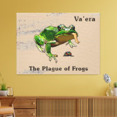 Va'era - Kikkers Canvas Afdruk (Insitu (Woonkamer))