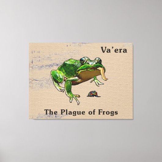 Va'era - Kikkers Canvas Afdruk (Voorkant)