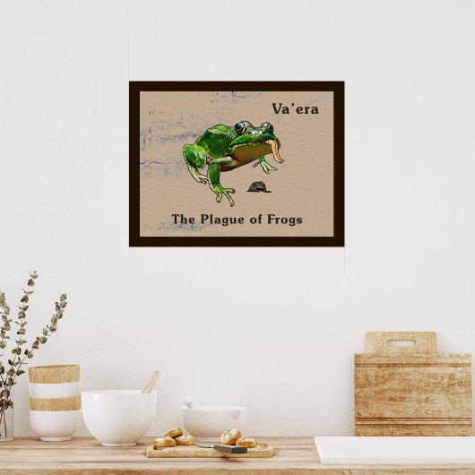 Va'era - Kikkers Poster (Keuken)