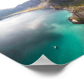 Vaeroy Lofoten Cliff Foto Poster (Hoek)