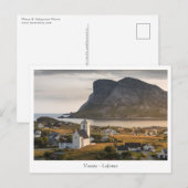Værøy Lofoten Noorwegen Briefkaart (Voorkant / Achterkant)