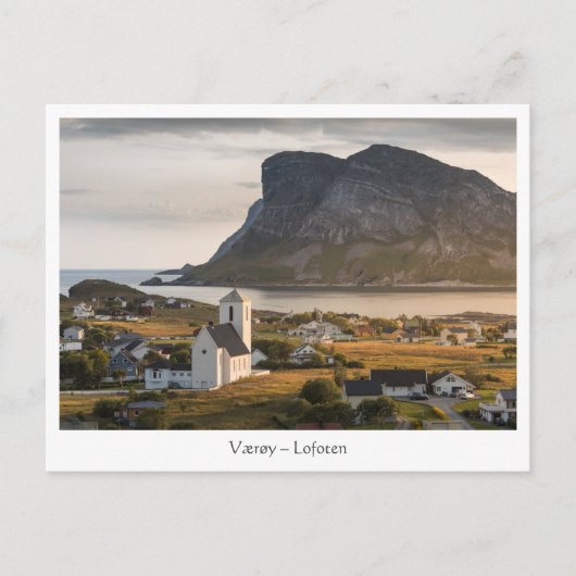 Værøy Lofoten Noorwegen Briefkaart (Voorkant)