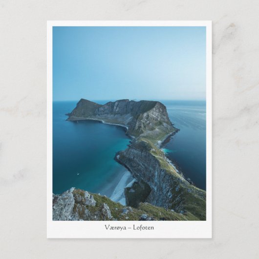 Vaeroya Lofoten Eilanden Briefkaart (Voorkant)