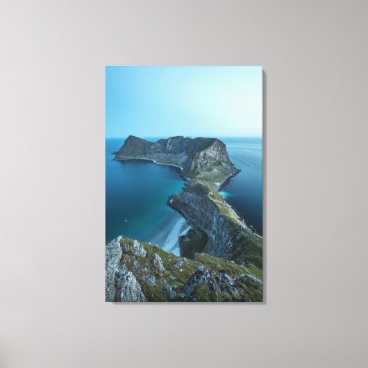 Vaeroya Lofoten Eilanden Canvas Afdruk (Voorkant)