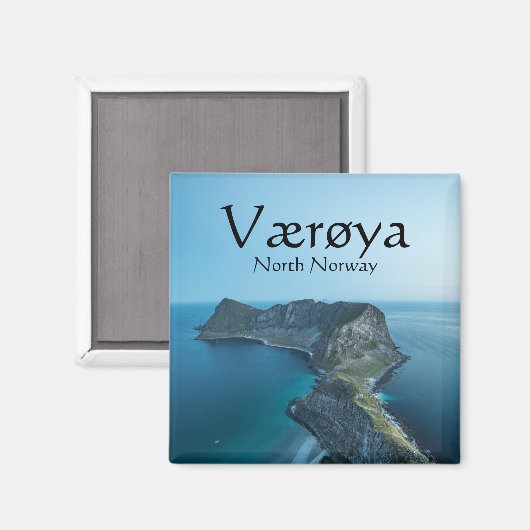 Vaeroya Lofoten Eilanden Magneet (Voorkant / Achterkant)