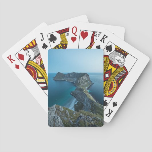 Vaeroya Lofoten Eilanden Pokerkaarten (Achterkant)