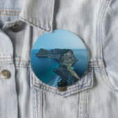 Vaeroya Lofoten Eilanden Ronde Button 4,0 Cm (In situ)