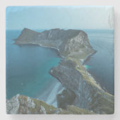 Vaeroya Lofoten Eilanden Stenen Onderzetter (Voorkant)