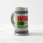 Vaffanculo is Italiaans voor een fijne dag! Bierpul (Voorkant links)