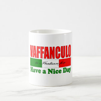 Vaffanculo is Italiaans voor een fijne dag! Koffiemok