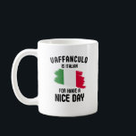 Vaffanculo: Italiaans voor 'Have a Nice Day' Koffiemok<br><div class="desc">Begin je dag op de Italiaanse manier! Deze gedurfde en hilarische mok heeft de klassieke Italiaanse uitdrukking 'Vaffanculo' - omdat soms een beetje attitude de beste manier is om van je koffie te genieten. Ideaal voor iedereen die houdt van humor, sass en een vleugje Italiaanse flair. Of je nu thuis...</div>