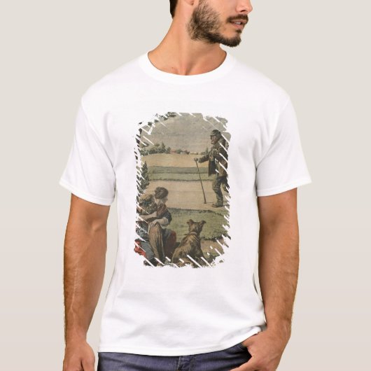 Vagabond is een last voor het platteland t-shirt (Voorkant)