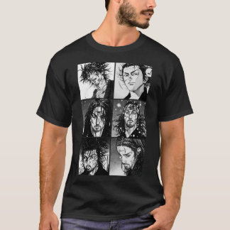 Vagabond Manga Gezichten T-shirt